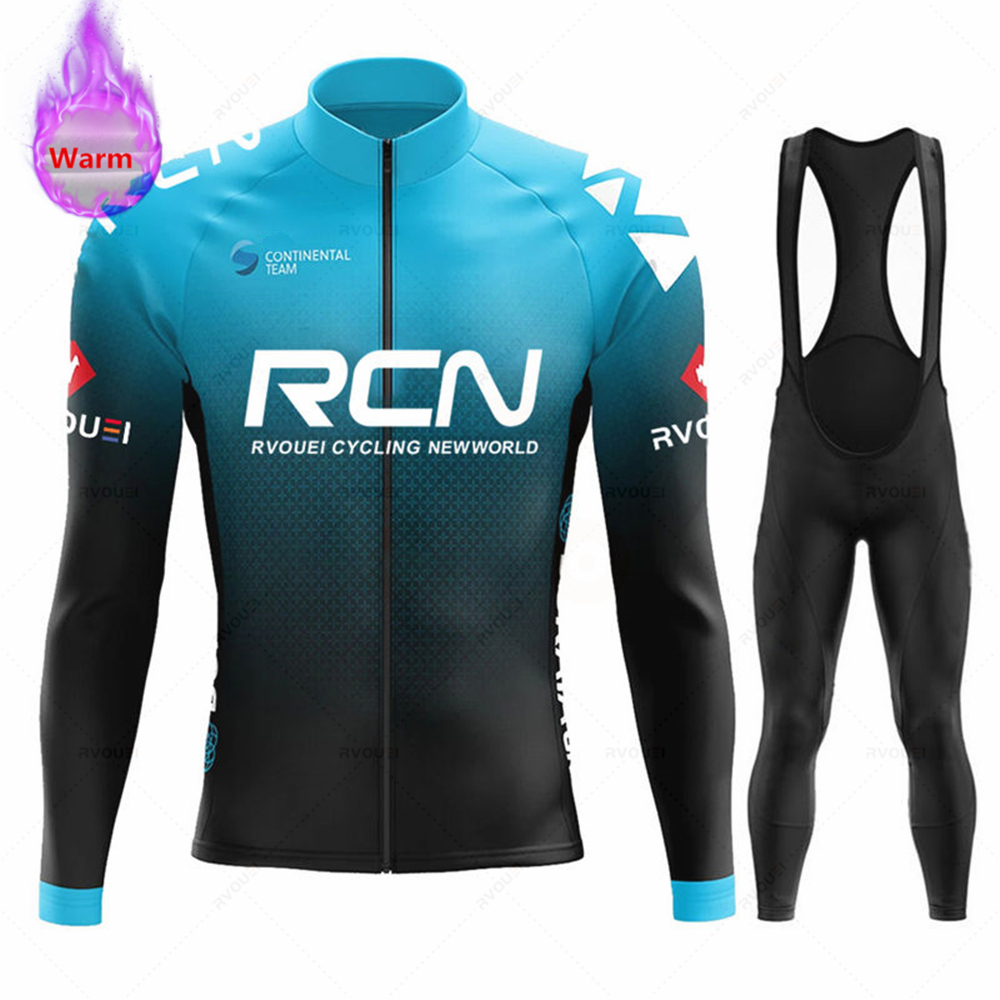 Cycling Gear Brands - Rvouei チーム冬サーマルフリースサイクリングジャージセット新しい MTB 自転車服マイヨ Ropa Ciclismo