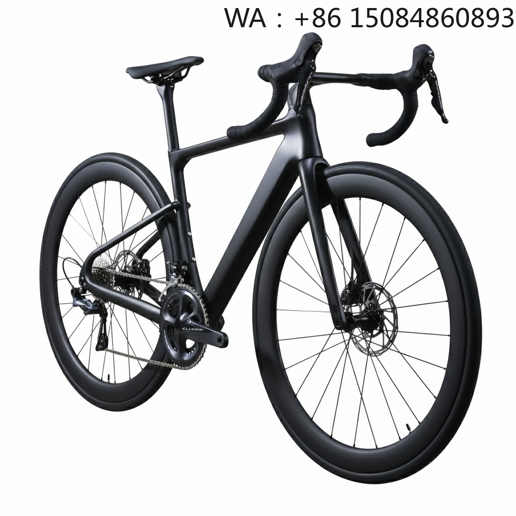 Carbon Bike Frame - 61cm大型耐久ロードバイク、カーボンファイバー素材、T800フルカーボンフレーム、24速油圧ディスクブレーキレーシングバイク