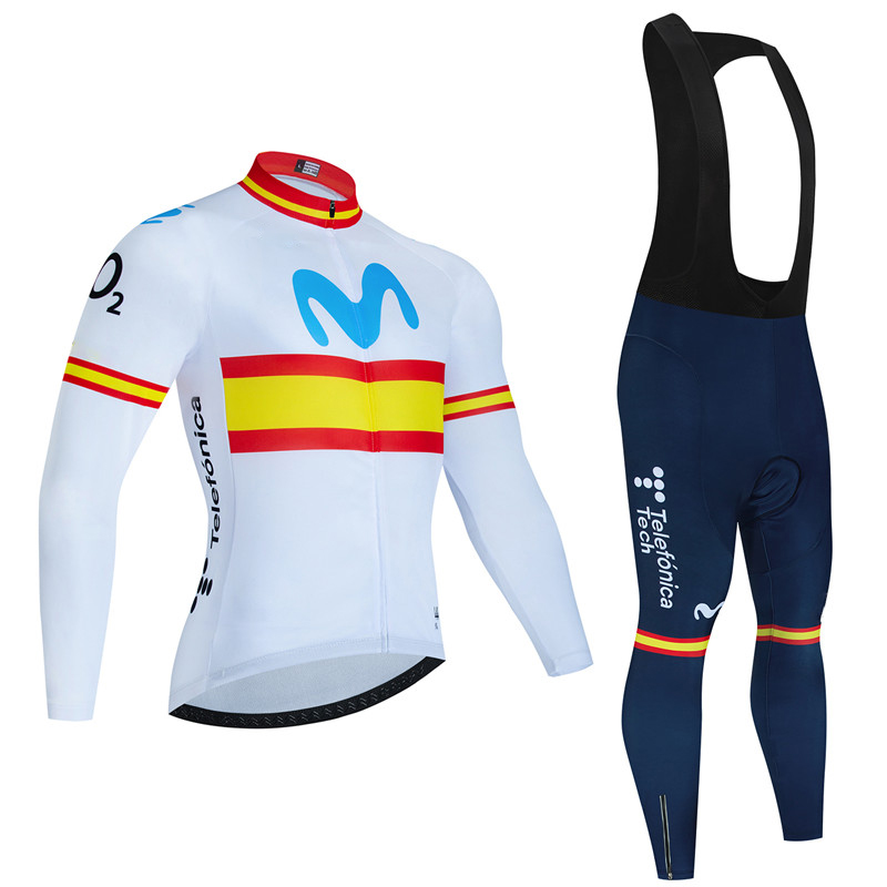 メンズMovistar長袖サイクリングジャージ,サイクリング - Cycling Gear Brands のレビューと価格