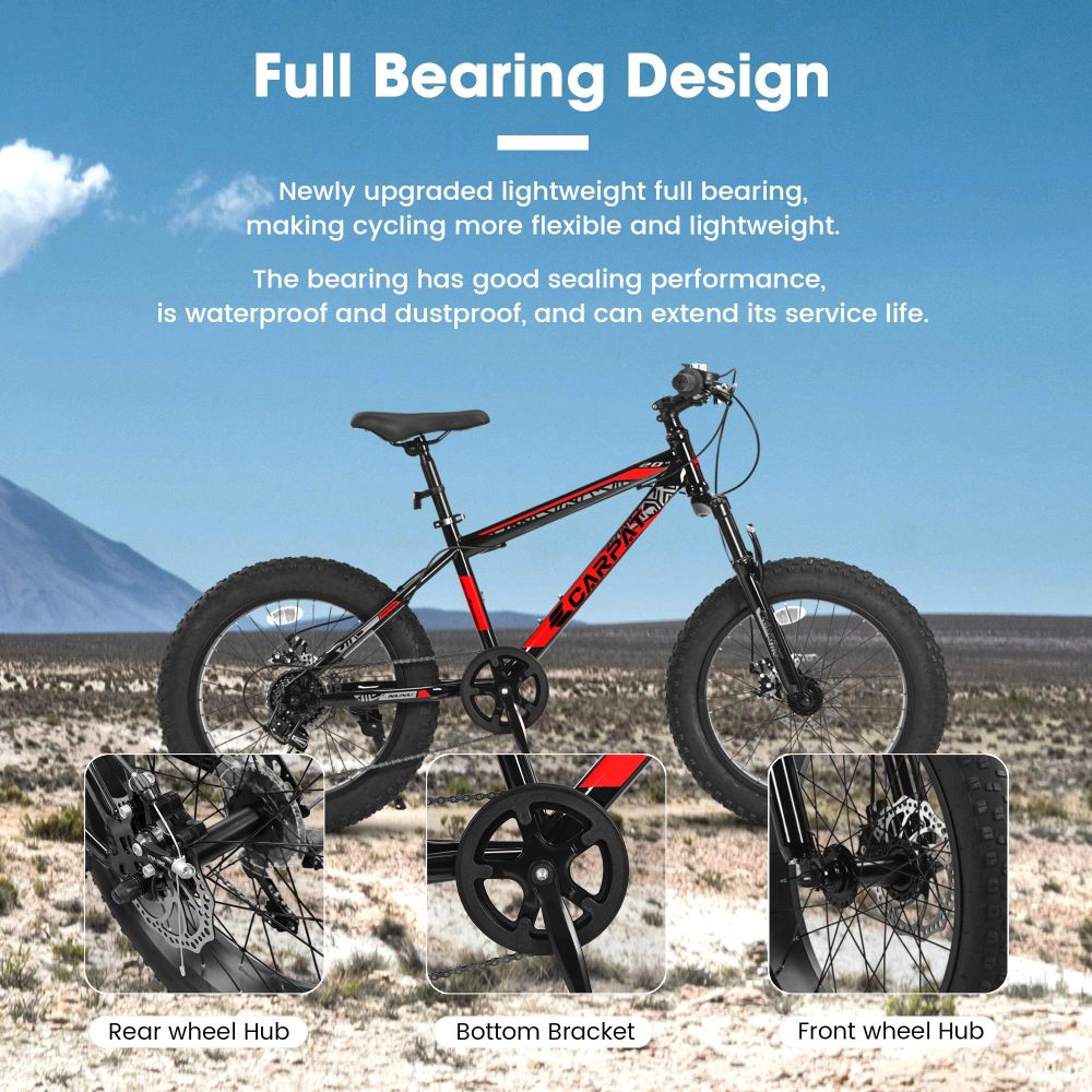 20インチ子供・ティーンエイジャー向けマウンテンバイク、高炭 - Carbon Bike Frame のレビューと価格