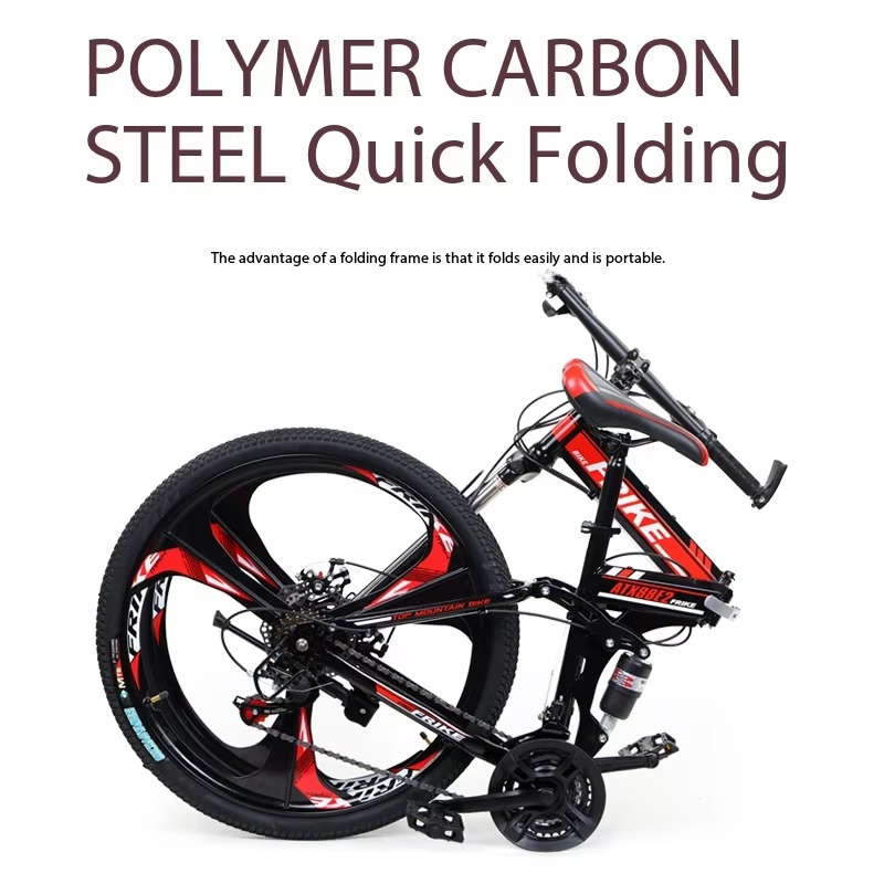 Airo折りたたみ式マウンテンバイク 17インチ高炭素鋼フレ - Carbon Bike Frame のレビューと価格