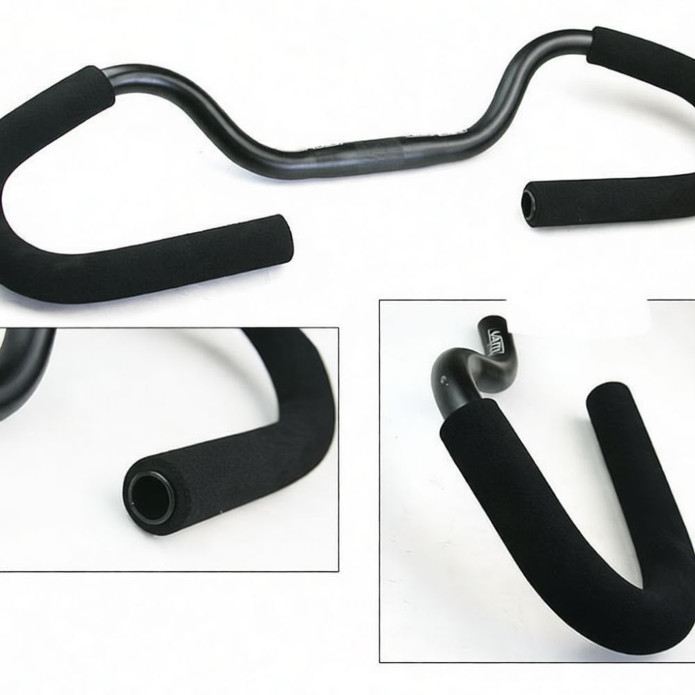 耐久性に優れたフォーム製のバタフライ型ハンドルグリップ。マウ - Cycling Gear And Equipment のレビューと価格