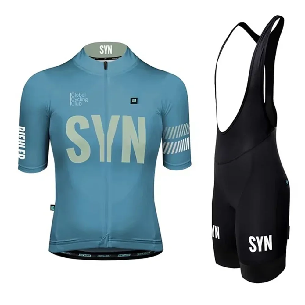 夏 SYN チームサイクリングセット女性シンジケート半袖ジャ - Cycling Bib Shorts のレビューと価格