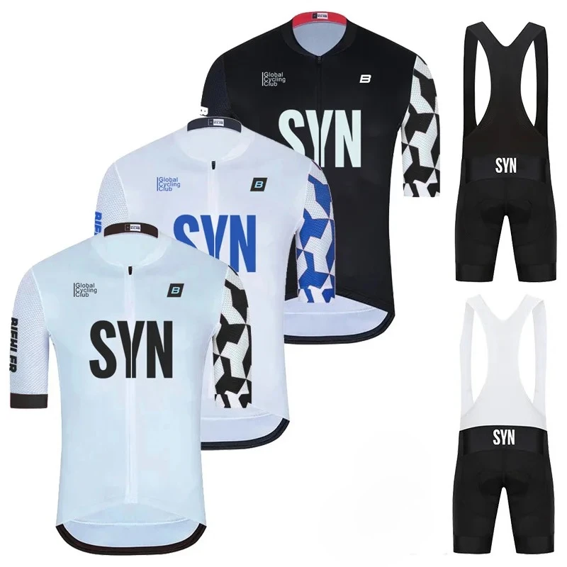 2025 SYN サマー半袖ジャージ 通気性 ロードバイクユ - Cycling Gear Jersey のレビューと価格